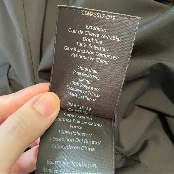 MACKAGE Cleo Grey Suede Leather Moto Biker Zip Jacket Small - Picture 8 of 12